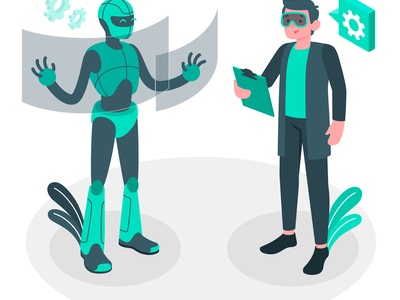 ایجاد واقعیت‌های مجازی (VR) و افزوده (AR) با حس بینایی در حوزه انسان ماشینی