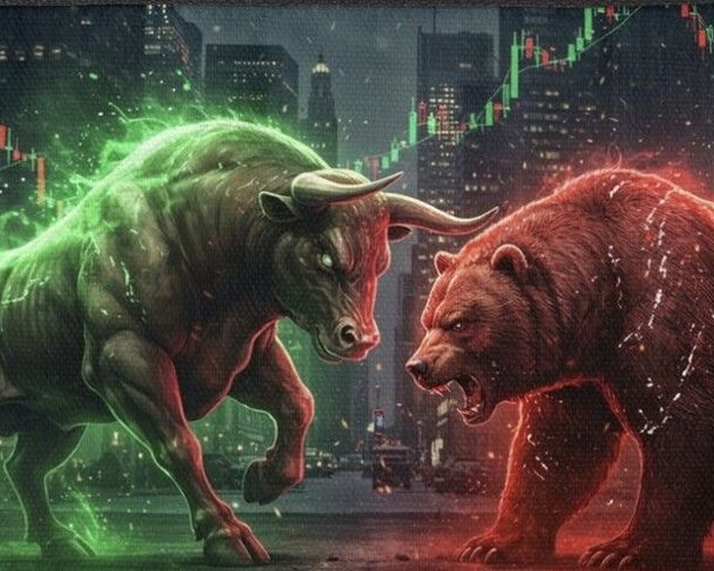 تصویر گرافیکی از عملکرد ربات تریدر در بازار نزولی و شرایط بحرانی بازار خرسی